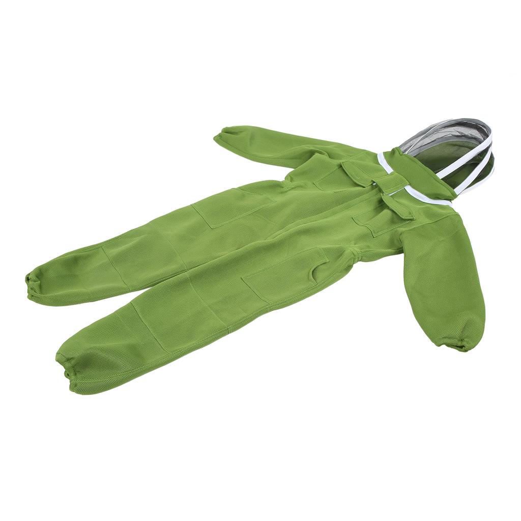 Beekeeping Suit Professional Breathable Full Body Beekeeper Suit with Round Veil Hat