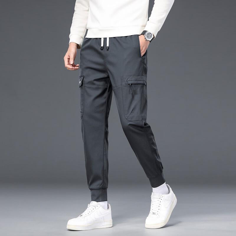 Jeep Мужские летние повседневные брюки-джоггеры карго