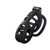 New Luxury Matte Breathable Men's Chastity Device, Black Intimate Interactive Abstinence Accessory