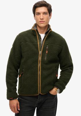 Демисезонная куртка Superdry Outdoor Full Zip Fleece Surplus Goods olive