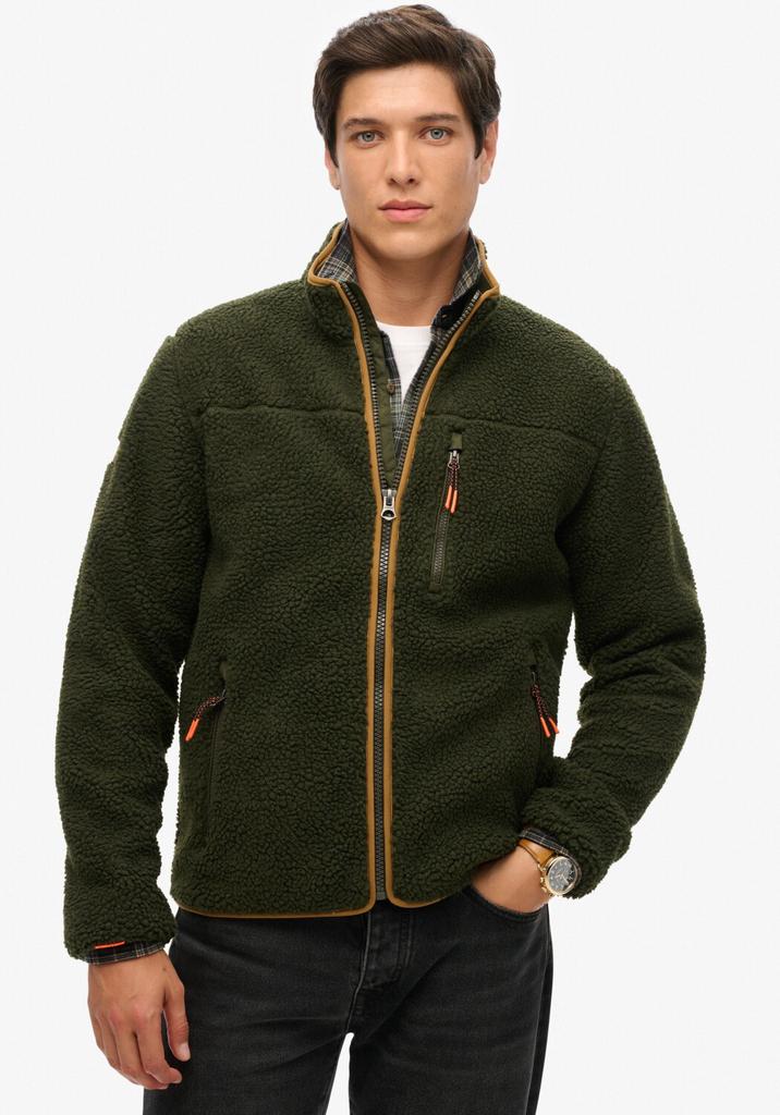 Демисезонная куртка Superdry Outdoor Full Zip Fleece Surplus Goods olive
