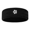 Sweat Absorbing High Elasticity Sweatband Soccer Printed Polyester Knit Headband  Basketball