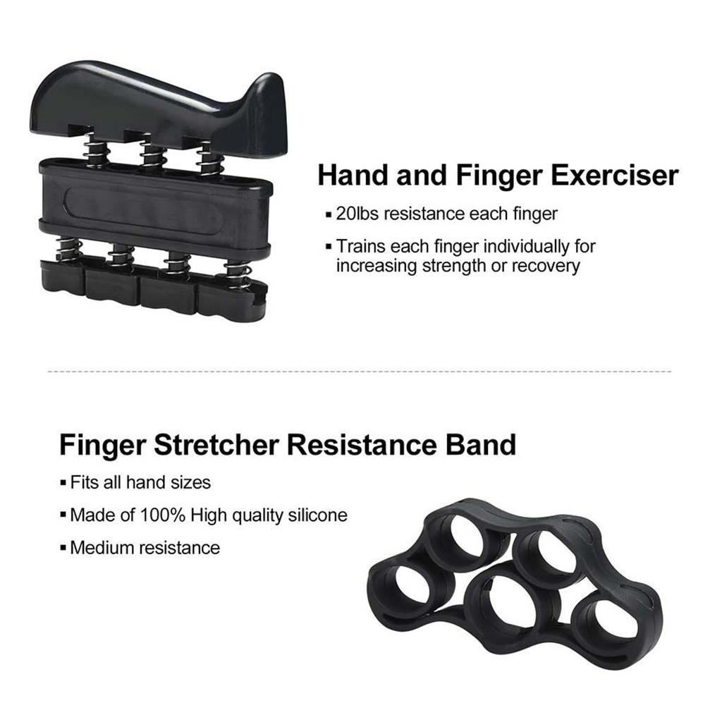 Набор из 6 предметов, тренажер для захвата рук, счетный захват для рук, тренировочный инструмент, регулируемый фитнес-тренажер для запястья, устройство для силовой тренировки, зажим для рук, захват для предплечья