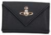 Кошелек SAFFIANO PLAIN BLACK 3D ORB [Vivienne Westwood] трехскладной [товар]