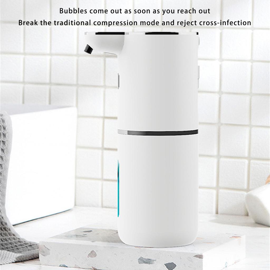 Диспенсер для мыла 380 мл для столешниц, автоматический индукционный пенообразователь для рук, бесконтактный диспенсер для вспенивающегося мыла, простой в использовании