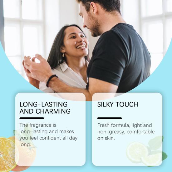 Hypnosis 2.0 Pheromone Cologne for Men 50ml Strong Refreshing Citrus Ambergris Amber Wood Scent Long-lasting Men Fragrance