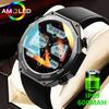 Amoled HD экран Bluetooth вызов умные часы мужские 600 мАч большая батарея 100+ спортивный фитнес-трекер Ip68 водонепроницаемые умные часы мужские