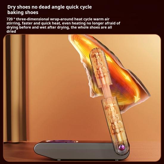 Электрическая сушилка для обуви и сапог с таймером, постоянная температура, тихая работа, сушка на 360 градусов, складная конструкция