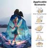 1pc Tinker Bell Printing Blanket - Soft, All-Season Throw for Office Blanket, Car, Travel