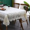 Waterproof Tablecloth For Dining Table Rectangular Square Lace Table Cover Coffee Birthday Party Decoration Soft