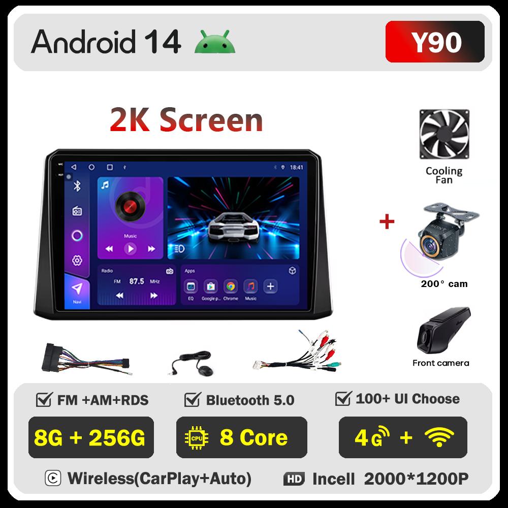 Carplay Android auto для ToyotaCorolla 12 2018 2019 2020 автомобильное радио интеллектуальные автомобильные системы сенсорный экран стерео головное устройство без 2din