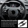 Steering Wheel Paddle Shifter Cover for Skoda Octavia A8 MK4 Karoq Kodiaq RS VRS ENYAQ IV ABS Trim Accessories