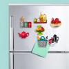 Simulated Food Refrigerator Magnet 3D Food Refrigerator Sticker Afternoon Tea Food Magnet