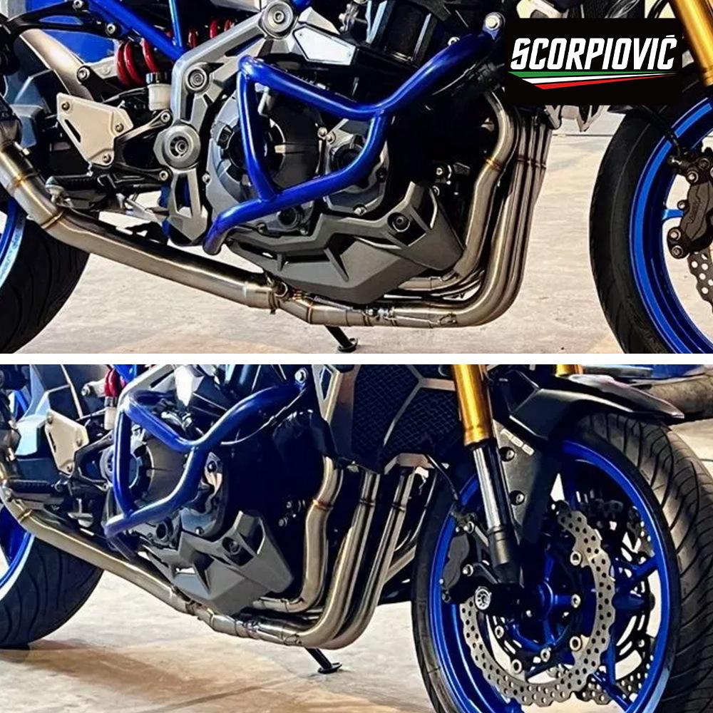 Модификация выхлопной системы мотоцикла Z900A2: Передняя труба и задний глушитель Dream Star Arrow (Подходит для моделей 2017-2026 гг.)