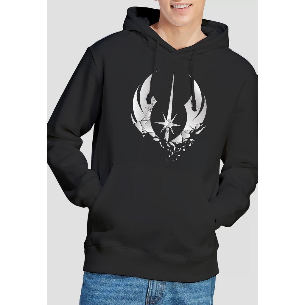 Star Wars Mens Jedi Obi Wan Kenobi Shattered Hoodie