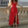Popular Gown Dress Sleeveless Ankle Length Dressing Up