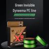 Зеленая силовая лошадь 8/9-жильная плетеная невидимая леска для дальнего заброса
