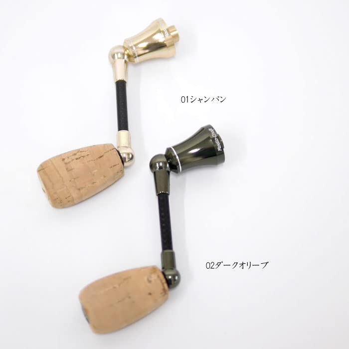 Rodiocraft RC Одноручный спиннинговый карбоновый рукоятка Тип 1 Шампанское (для Дайвы) 38,5 мм (RC-38.5-DA-CP)