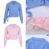 Children Ballet Jacket Wrap Kids Girls Classic Long Sleeve Knit Wrap Sweater Ballet Dance Cardigan