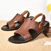 Hot Selling Mens Beach Sandals Open Toe Non-slip Men Slippers Classic Fashionable and Versatile Outdoor Travel Walking Sandals