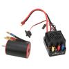 3650 3100KV Brushless Motor with 60A ESC Electric Governor Short Line for 1 8 1 10 RC Car