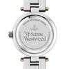 Vivienne Westwood Crystal Watch VV092SSRS Women's Silver Rose Gold Stainless Steel 28mm, Quartz Design