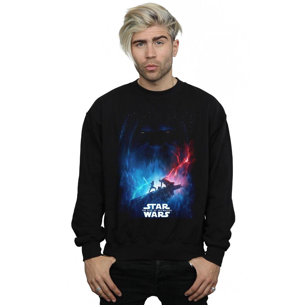 Star Wars Mens The Rise Of Skywalker Movie Poster Sweatshirt