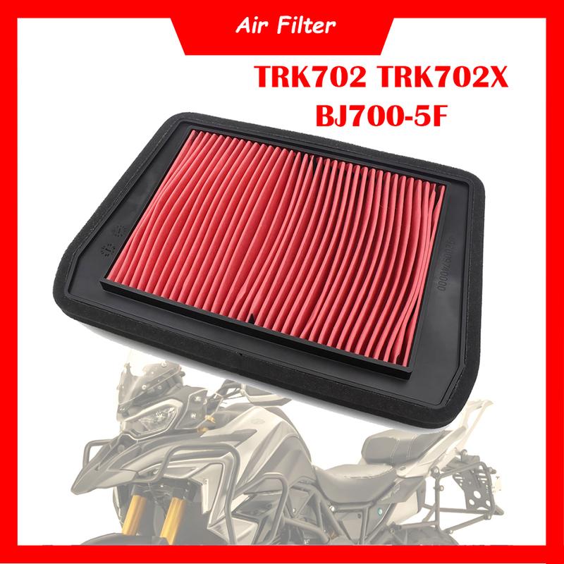 Motorcycle Engine Air Filter Cleaner Air Intake Filter Element For Benelli TRK702 TRK702X TRK 702/702X 2023-2024 BJ700-5F