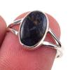 Natural Pietersite Gemstone Handmade 925 Solid Sterling Silver Ring Size 7 F7v89