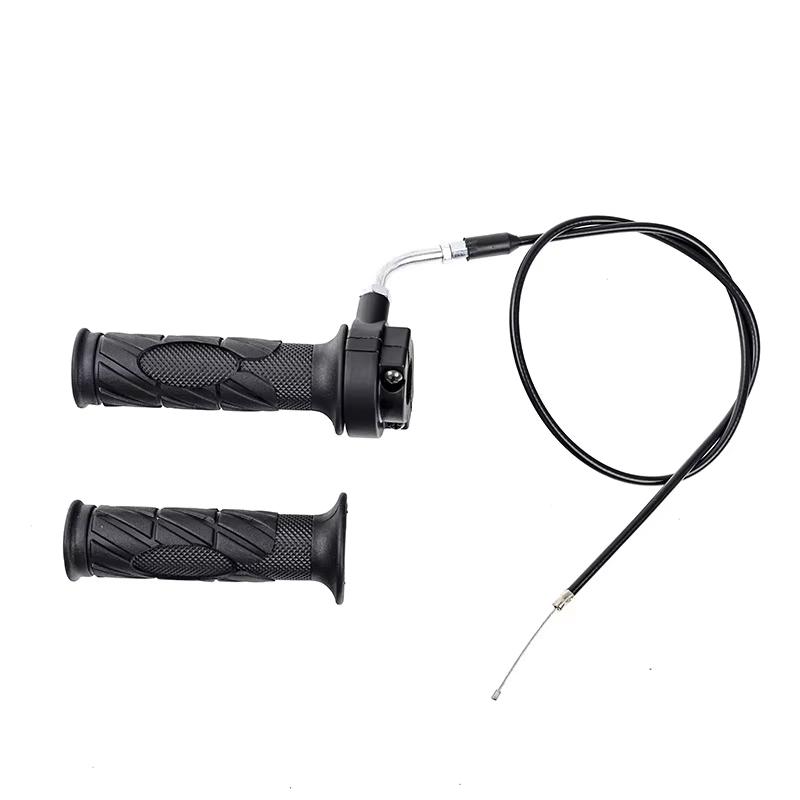 1 Комплект Набор Ручек Газа Мотоцикла С Тросиком Газа 22 мм 7/8" Для Квадроцикла Питбайка Мотокросса Скутера Gy6 50 куб. см - 150 куб. см