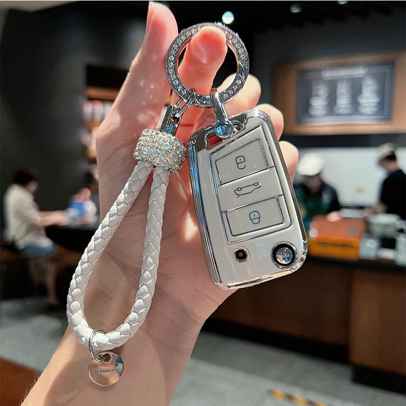 Чехол для ключа Volkswagen для Lavida, Sagitar, Tayron X, Golf, Lamando, Passat, Magotan, Tiguan L