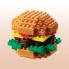 Nanoblock Hamburger, корейская популярная марка Bandai