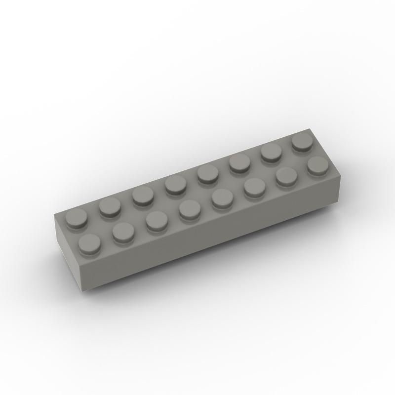 100 шт. Детали MOC 3007 93888 Кирпичик 2 x 8 Совместимые Кирпичики DIY Сборка Строительные Блоки Частицы Детская Головоломка Мозговая Игрушка Подарок