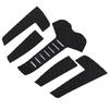 Surfboard Traction Pads Surf Pads EVA Tail Deck Grip AntiSlip Surf Traction Pad(5pcs Black )