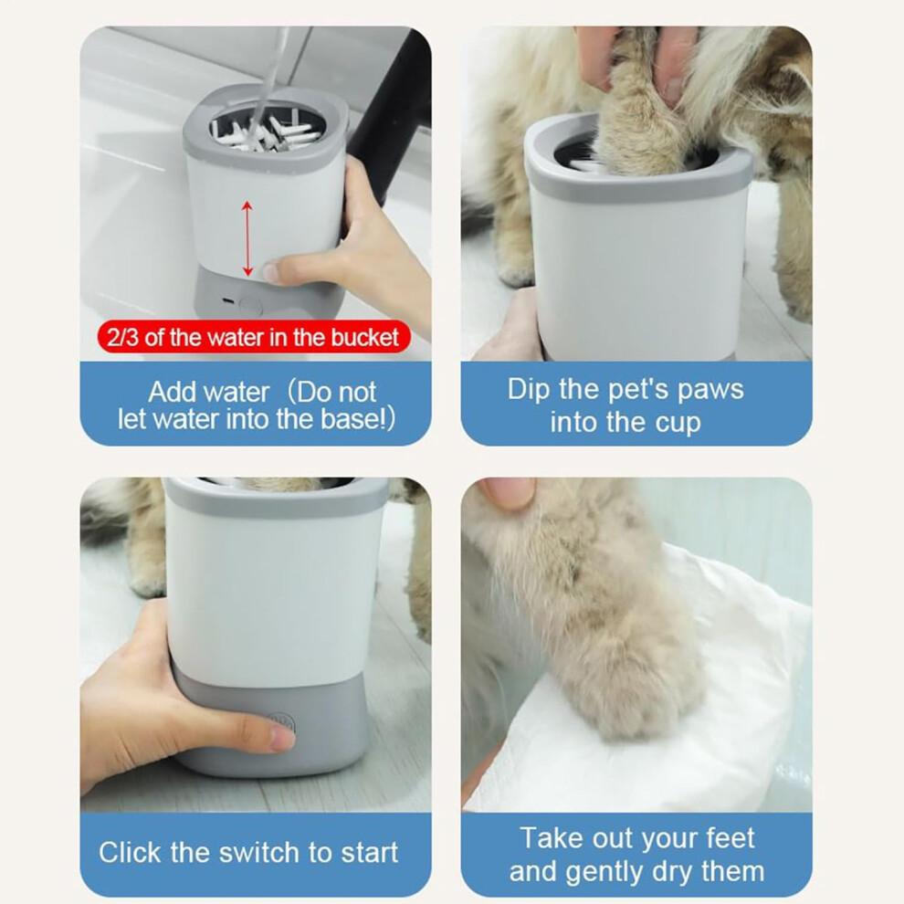 Dog Paw Cleaner Cup, Portable Pet Foot Scrubber for Outdoor Travel, Anti-Splash Dog Foot Bath Supplies, Easy to Use