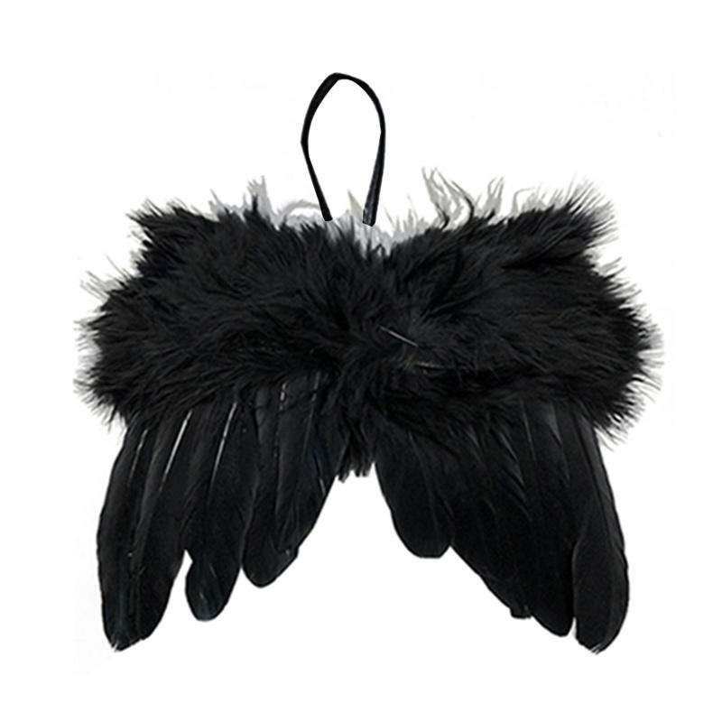 1 шт./10 шт. Милые белые перьевые крылья Реквизит для вечеринки и фотосессии Винтажный Праздничный Свадебный Рождественский Декоративный Подвесной Аксессуар