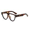 Reading Glasses For Women  Luxury Brand Black Leopard Blue Light Filter Women'S Eyeglasses Clear Anti Radiation Big Glasses