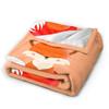Cute Fox Throw Blanket Warm Aesthetic Blanket  For Living Room Picnic Flannel Bedspread Bed Cover