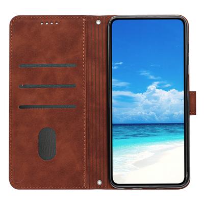 Чехол для Xiaomi 14T с подставкой для просмотра, чехол для телефона из ПУ кожи с тисненым узором