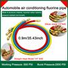 3-Way AC Manifold Gauge Set w/ Hoses for R410A/R32/R134a/R404A | Automotive HVAC Refrigerant Diagnostic Tool