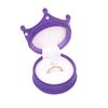 Storage Crown Snowflake Bell Rings Box Wedding Flannel Jewelry Organizer  Marriage Anniversary