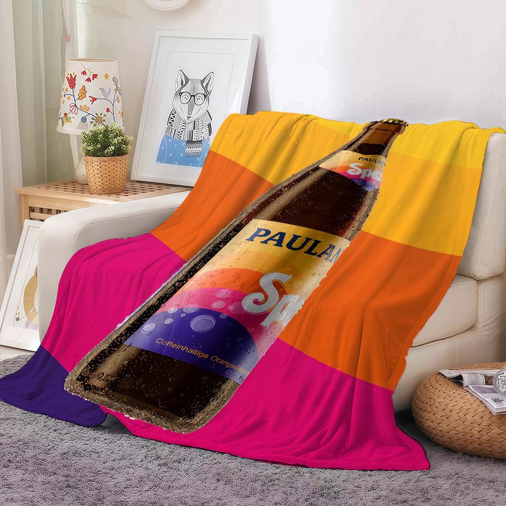 Модная P-Paulaner S-Spezi Плед Теплый И Мягкий Подходит Для Спальни Гостиной Дивана-Кровати Офиса Путешествий Кемпинга