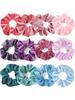 12 Pack Velvet Hair Scrunchies Scrunchy Hair Ties Elastic Hair Bands Ropes Scrunchie for Women or Girls Hair Accessories