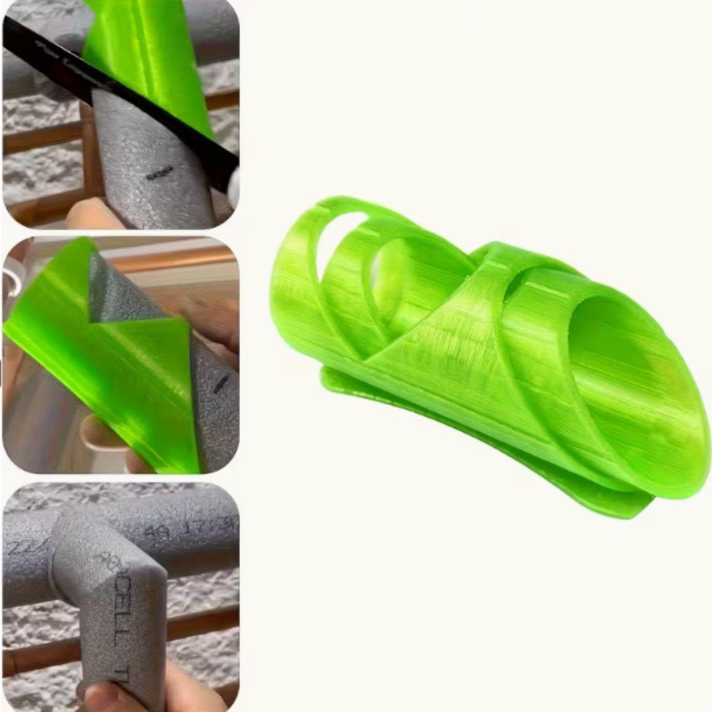 3pcs Durable Construction Foam Pipe Cutter Flame Retardant Pipe Insulation Tool Insulation Cutting