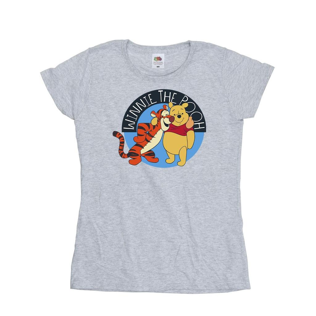 Disney Womens/Ladies Winnie The Pooh With Tigger Cotton T-Shirt