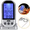 Wireless Digital Meat Thermometer with Probe for Grill Smoker BBQ Food Oven Thermometer with Timer Alarm Kitchen Tools