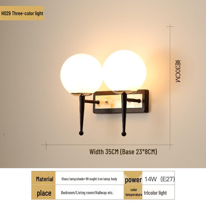 2025 Современный теплый настенный светильник для спальни, гостиной, столовой и лестницы