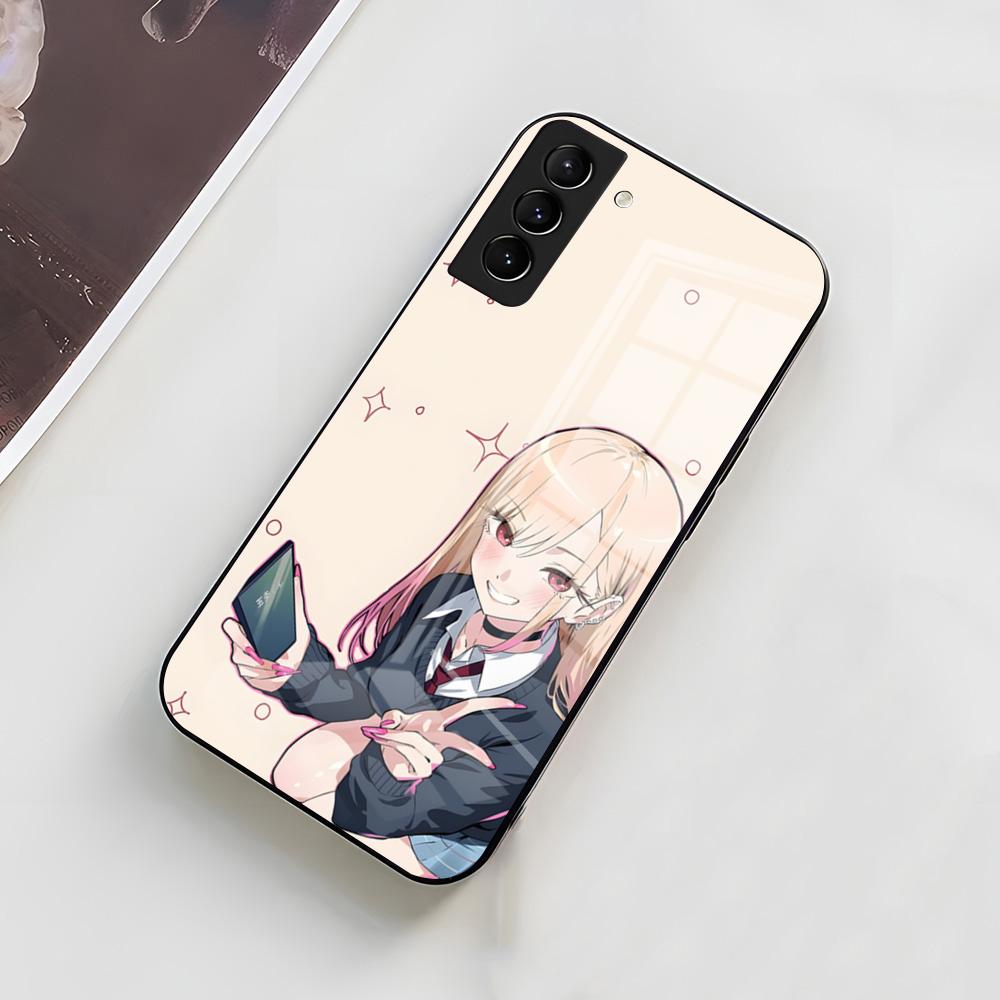 Чехол для телефона Sono Bisque Doll Wa Koi Wo Suru для Samsung A56 A36 A26 A16 A15 A25 A35 A55 A14 A34 A24 A54 Стеклянный чехол