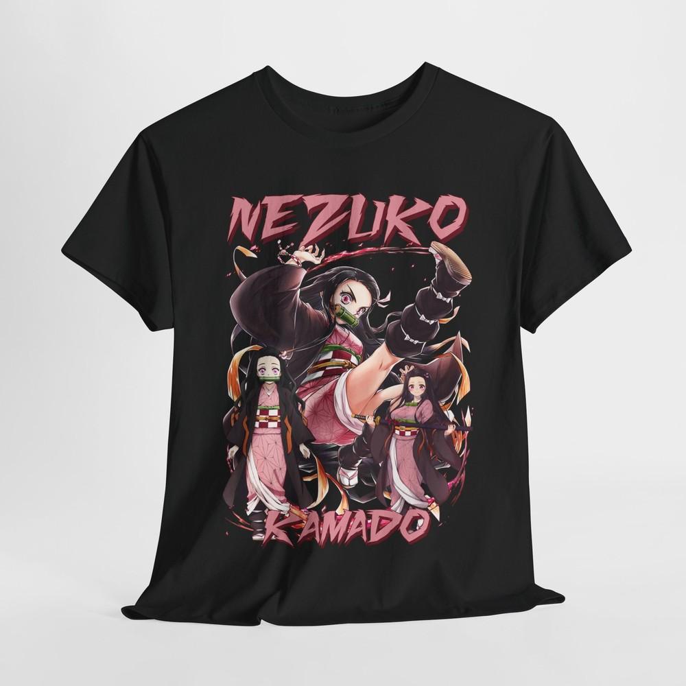 Epic Nezuko Kamado T-Shirt: Anime Style, Trendy Art for True Fans! Demon Slayer Unisex T-Shirt