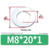 Очень большие оцинкованные металлические плоские шайбы - Размеры от M1.6 до M14